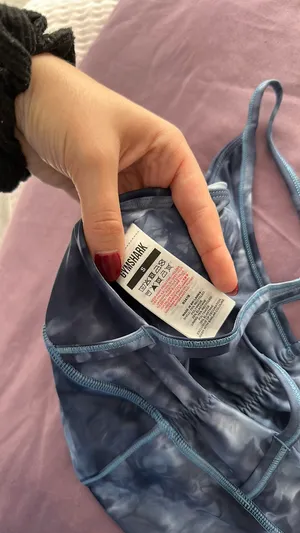 Navy Blue Gymshark Bra Sports thumbnail 3