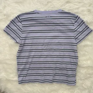 PINK Dreamer Cotton Tee Purple Cloud Stripe Size Medium thumbnail 7
