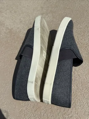 Vince Dark Gray Wool Slip-On Loafers sneakers with Cream Sole thumbnail 3