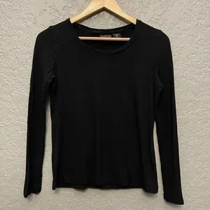 Rachel Zoe Black Long Sleeve Blouse thumbnail 2