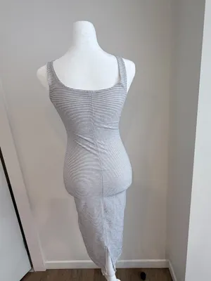 Zara Trafaluc Stripe Bodycon Dress thumbnail 3