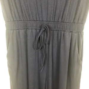 Women's Short Sleeve Blue Jumpsuit Size Medium thumbnail 6