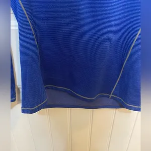 Under Armour Chicago Cubs Blue fitted half-zip long sleeve thumbnail 5