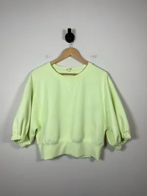 FP Movement Lead The Pack Layer Cropped Sweatshirt Neon Green S thumbnail 3