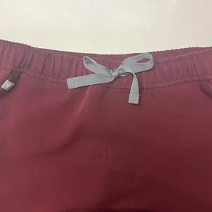 FIGS Burgundy Women’s Pull-On Pockets Elastic Waist Drawstrings MXXSW2004-Medium thumbnail 9