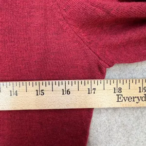 Eddie Bauer Women Small‎ Red Classic Preppy Ivy League Academia Button Cardigan thumbnail 5