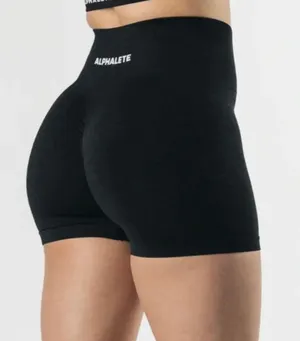 Alphalete Amplify Black Shorts 3.5” thumbnail 1