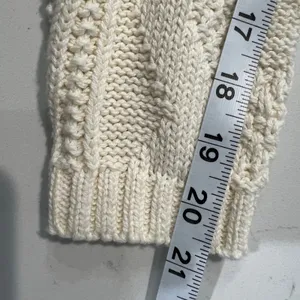 Vintage Woolrich Cable Knit Tunic Sweater Made In USA Women’s M Cotton NEW NOS thumbnail 14