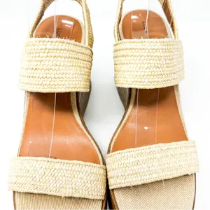 NEW Lucky Brand Delukah Ankle Strap Wedge Slingback Sandals, Size 9.5, MSRP $99 thumbnail 7