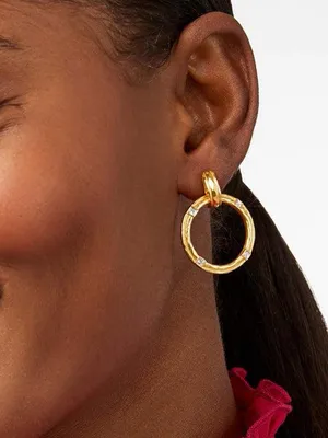 Julie Vos Astor Doorknocker Earring Gold thumbnail 2