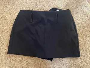 Zara black skort thumbnail 1