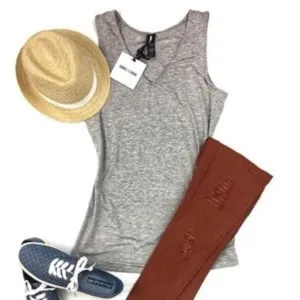 Agnes and Dora V Neck Tank thumbnail 2