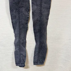 Free People Movement Good Karma Seamless Leggings Black Acid Wash XS/S thumbnail 7