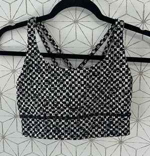 Lululemon Energy Bra Longline Checkered thumbnail 1