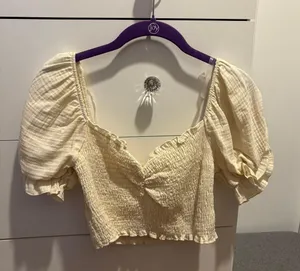 Blue Blush Crop Top thumbnail 1