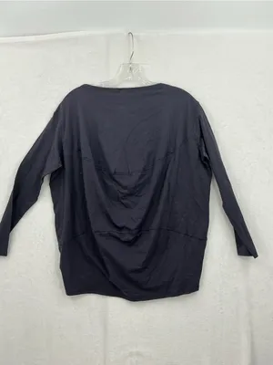 lululemon athletica Long Sleeve Crewneck Top in Charcoal Gray 884 thumbnail 6
