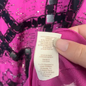 Free People SPEAK EASY Size 4 Pink Sequins Beads Mini NEW FLAWED thumbnail 10