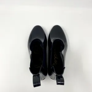 Sam Edelman Tinsley Black Glossy Ankle Chelsea Classic Preppy Rain Boots 7 thumbnail 6