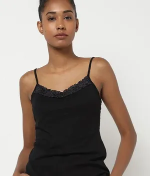 ✨ H&M Divided• Floral Trim Camisole Blouse✨ thumbnail 1