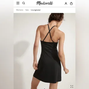 Madewell Flex Fitness Black Mini Halter Active Dress size XXS Shorts Underneath thumbnail 3