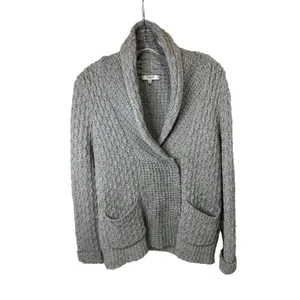 Madewell Womens Sweater Medium Gray Knit‎ Casual Career Cardigan thumbnail 3