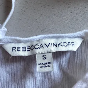 Rebecca Minkoff White Ruffle Tiered Long Sleeve Blouse Boho Casual Top thumbnail 7