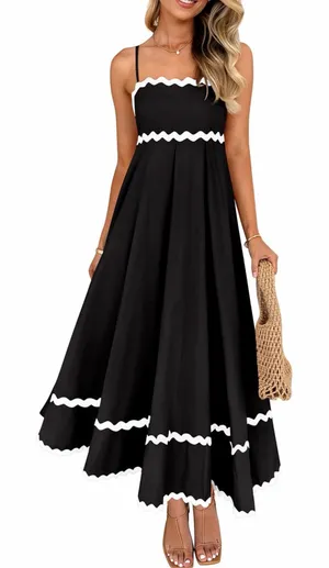 Black maxi dress thumbnail 2