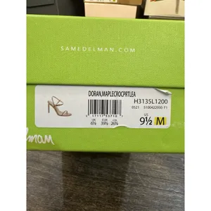 Sam Edelman‎ Doran strappy stiletto heels in a beige Size 9.5 Maple Croc Leather thumbnail 9