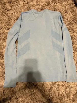 GAP Light Blue Crewneck Long Sleeve Top thumbnail 3