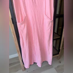 Daily Practice midi dress Anthropologie Seamed Sleeveless maxi vneck fp movement thumbnail 5