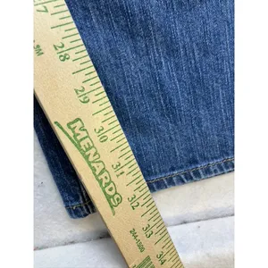 New York & Company Bootcut Jeans Women‎ 12 Tall Blue Low Rise Stretch Y2K thumbnail 5