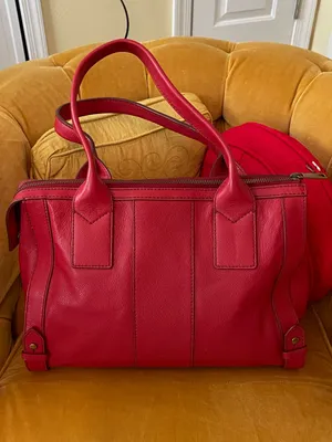Fossil Gwen Satchel Crimson Shoulder Bag ZB6994933 thumbnail 2