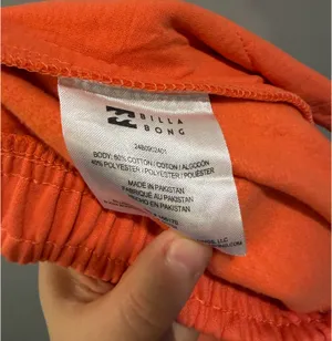 Billabong Wave Runner Fleece Logo Lounge Shorts Coral thumbnail 7