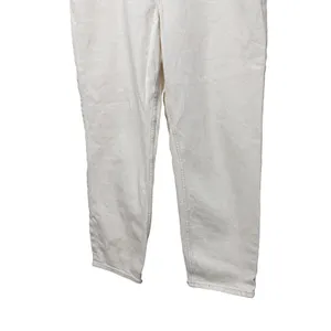 Abercrombie & Fitch The Mom‎ High Rise Jeans Cream Off-White 30/10S thumbnail 3