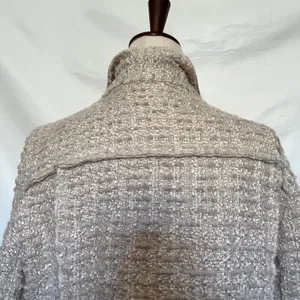 CAbi Estate Chenille Womens Blazer Sz M Lagenlook Artsy Knit 985 Quiet Luxury thumbnail 8