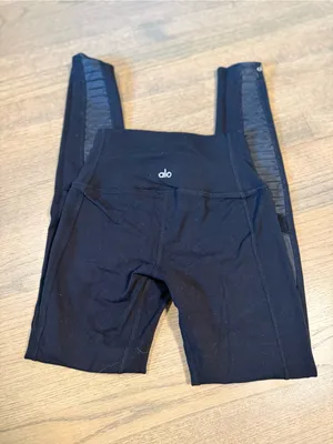 Alo High Waisted Moto Leggings Size Small to Medium thumbnail 2