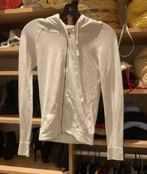 American Eagle Heather gray hoodie thumbnail 1