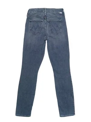 MOTHER Jeans High Waisted Looker Crop Beach in Sun Comedown thumbnail 2