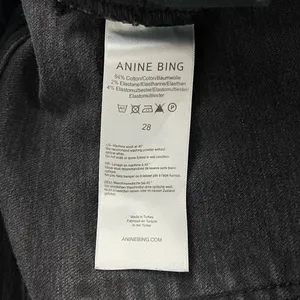 Anine Bing Tatum Black High Rise Skinny Jeans‎ Size 28 thumbnail 7