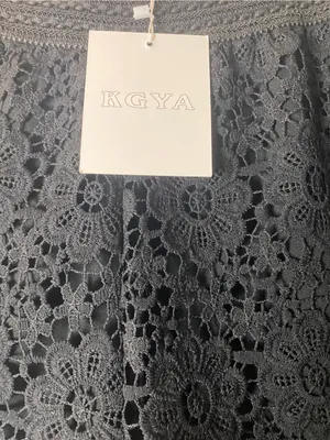 Luxe Black Lace Shorts Summer Chic Goth Grunge Glam Quiet Luxury M thumbnail 8