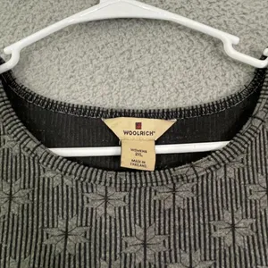Woolrich Top Womens 2XL Charcoal‎ Floral Casual Long Sleeve Pullover thumbnail 3