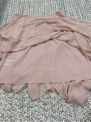 NWT BCBG MaxAzria Bare Pink Ruffle Skirt thumbnail 5