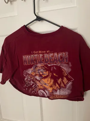 Cropped Tee Red Size XL thumbnail 2