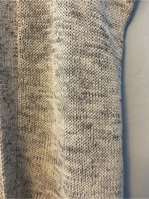 Joie Sona open front fringe hem linen blend open cardigan sweater medium thumbnail 7