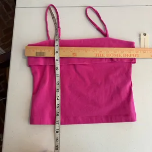 Anthropologie Pilcro Foldover Cami Tank Top in Pink Size XS‎ NWT summer spring thumbnail 6