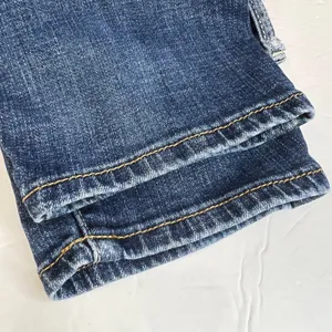 90s American Eagle Distressed Skinny Jeans Blue Sz‎ 4 Super Stretch Denim Grunge thumbnail 10