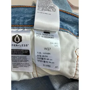 Levis 501 Original Cutoff Shorts W27 Medium Wash Distressed Denim thumbnail 5
