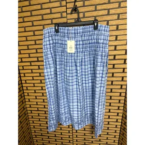 Free Assembly Blue Plaid Midi‎ Skirt Size XL thumbnail 2