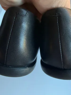 Cole Haan Black Leather Bow Peep-Toe Flats 7B thumbnail 5