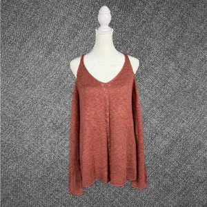 Dusty Rose Sleeveless Knit Flare Dress thumbnail 2